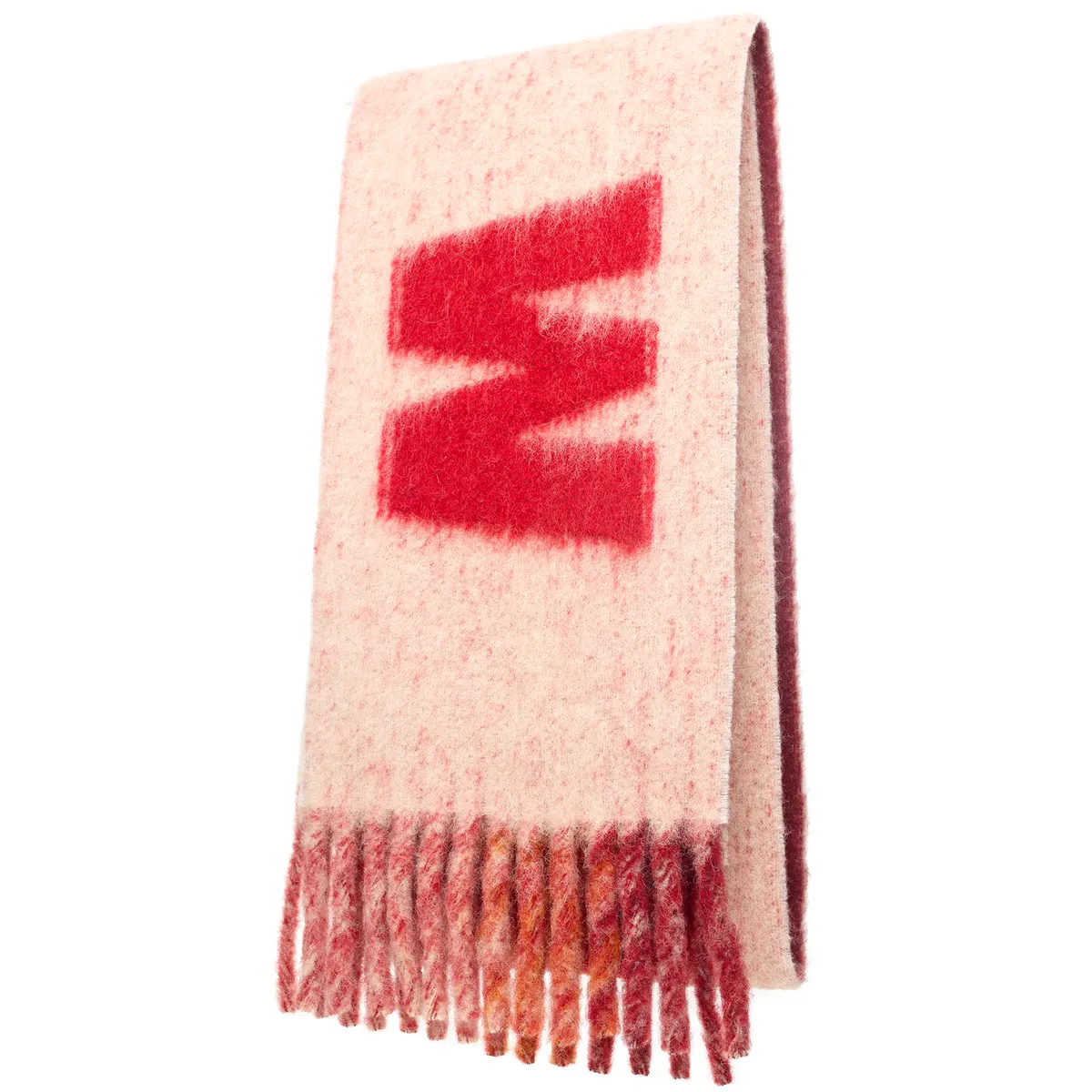 Wool logo scarves - Red