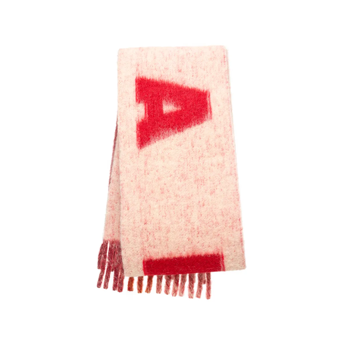 Wool logo scarves - Red