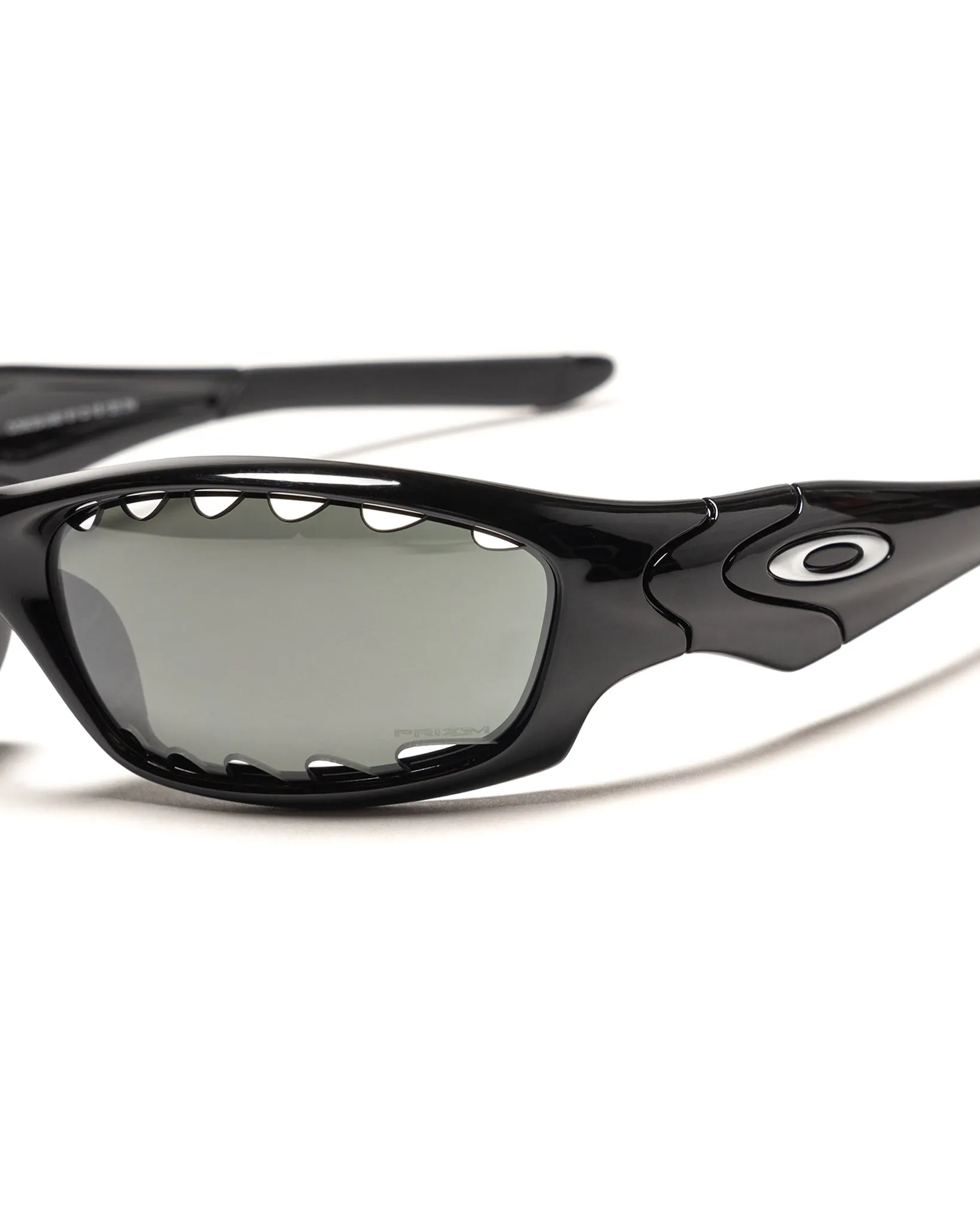 x Straight Jacket Polished Black with Prizm Black sunglasses