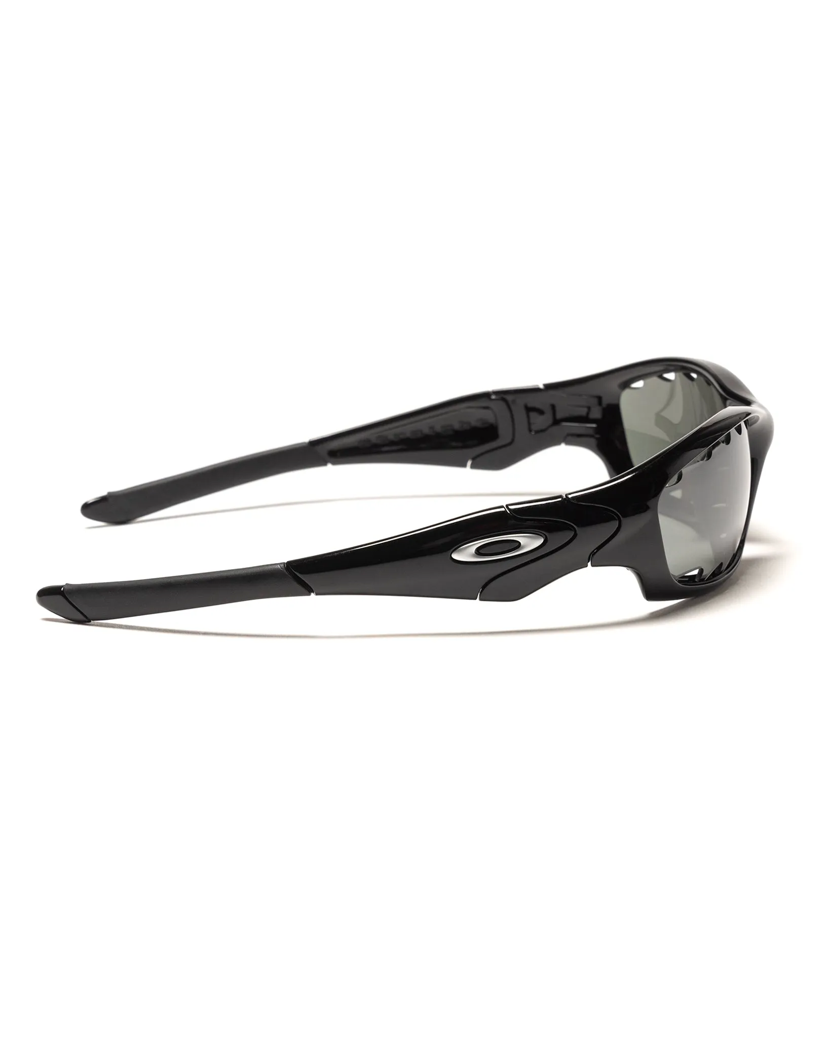 x Straight Jacket Polished Black with Prizm Black sunglasses