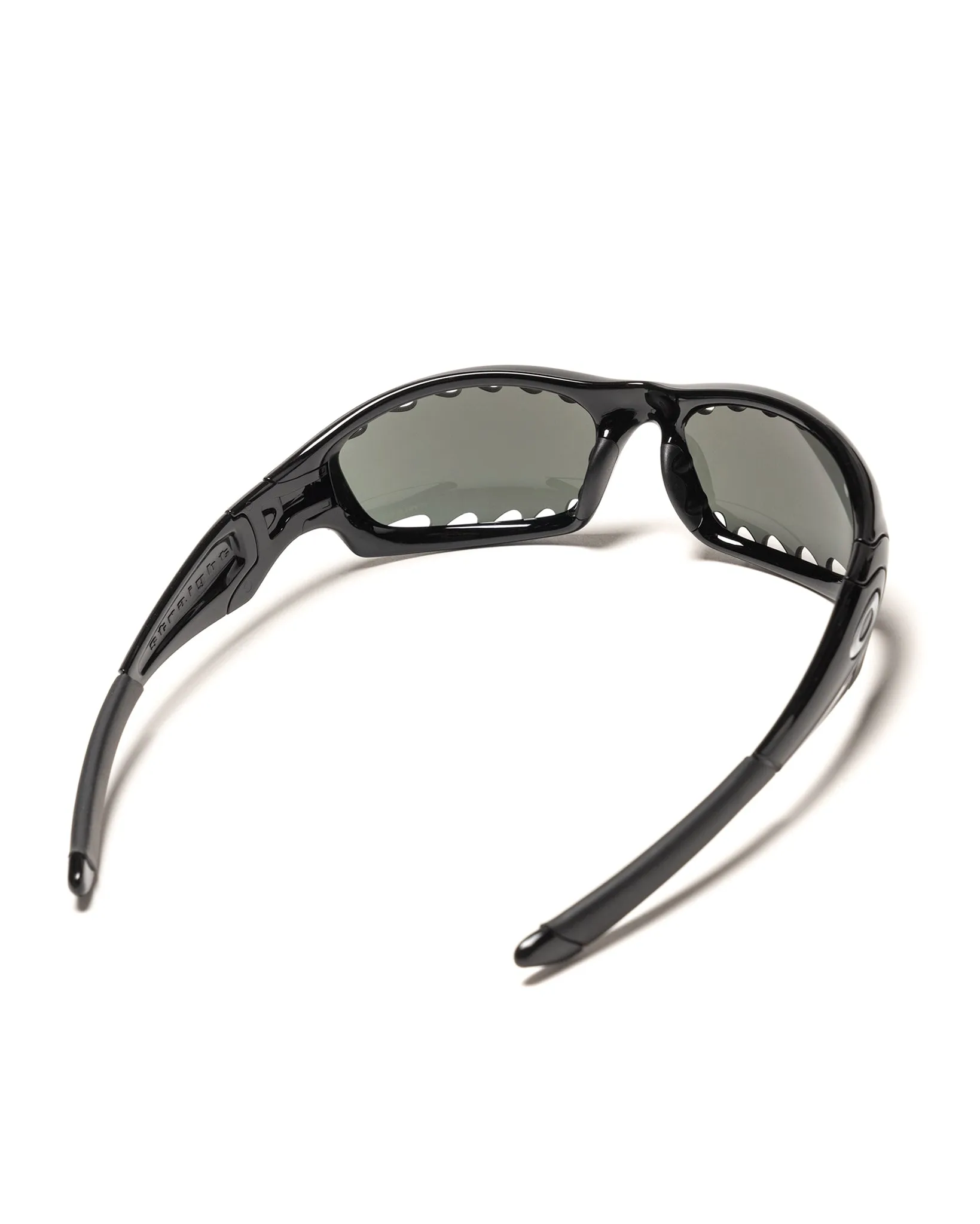 x Straight Jacket Polished Black with Prizm Black sunglasses