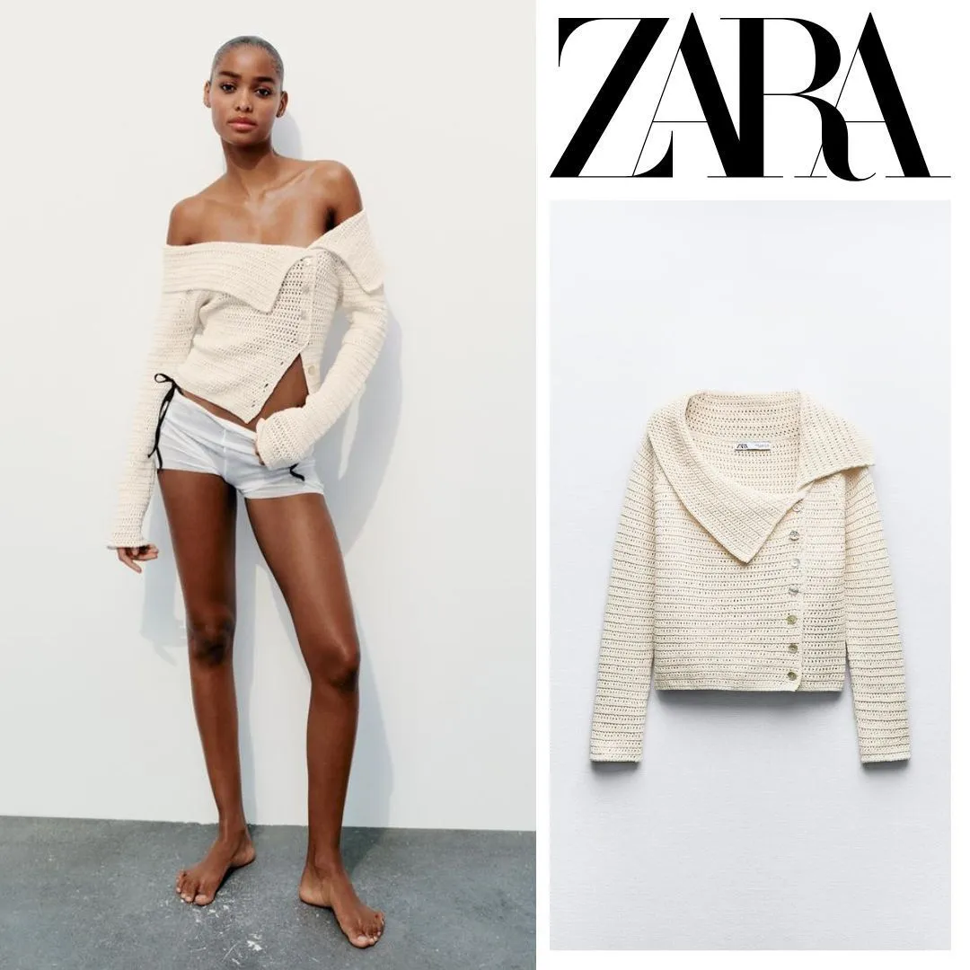 ZARA | V-neck and Crew neck - Popular Styles Available Now